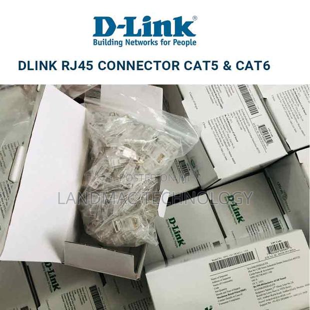 RJ45 CAT 6 Connectors - 100 Pieces · Photo 2