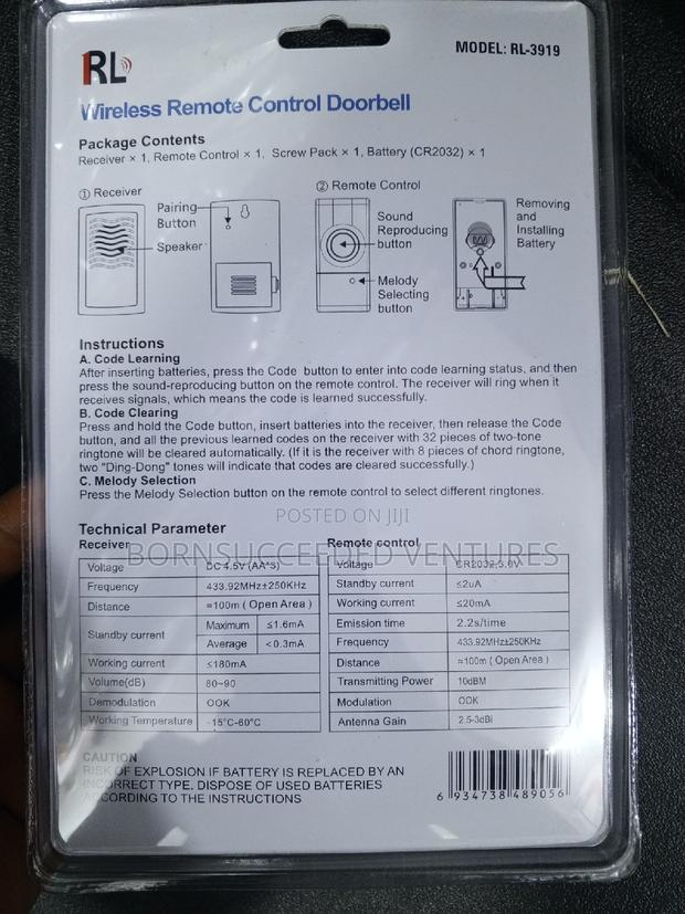 Professional Wireless Door Bell · Photo 4