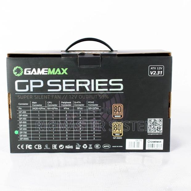 Gamemax Gp-Series 750w 80 Plus Bronze Power Supply photo 3