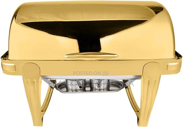 Golden Rectangular Chaffing Dish photo 3