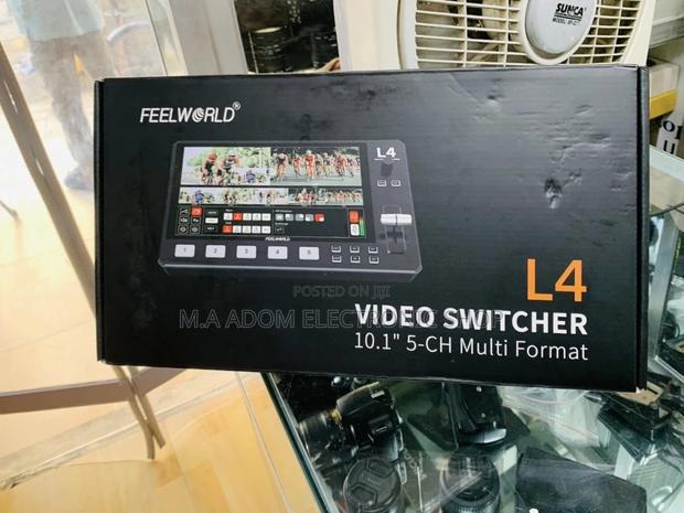 High Quality FEELWORLD L4 Multi Camera Video Mixer Switcher. · Photo 2