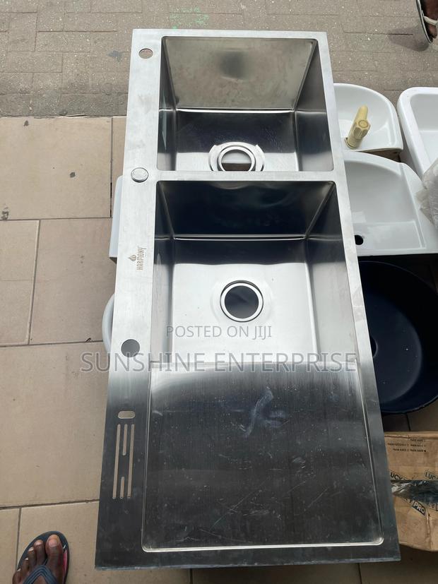 Stainless Deep Double Bowls Kitchen Sink · Photo 4