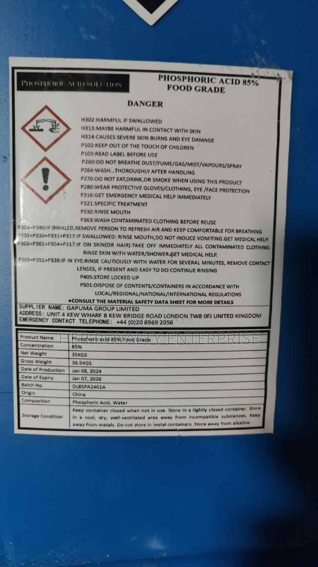 Phosphoric Acid · Photo 4