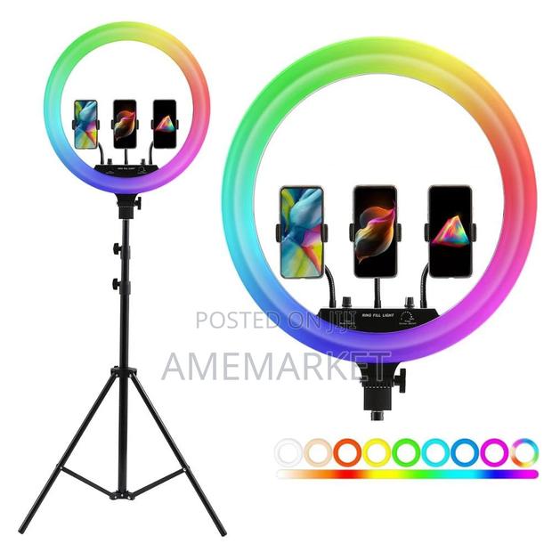 18 Inches Photography Studio Lighting LED RGB Ring Light · Photo 4