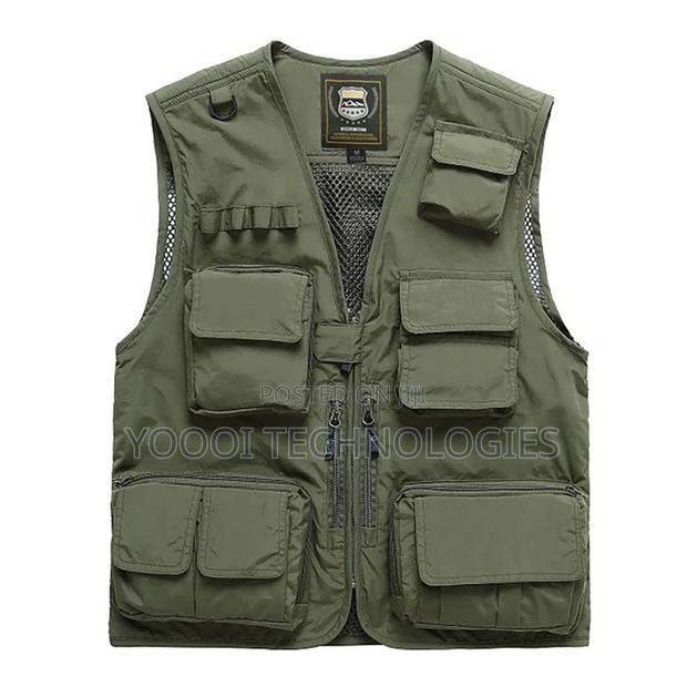 Multi Pockets Sleeveless Photography Media Vest Jacket photo 2