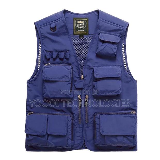 Multi Pockets Sleeveless Photography Media Vest Jacket photo 4