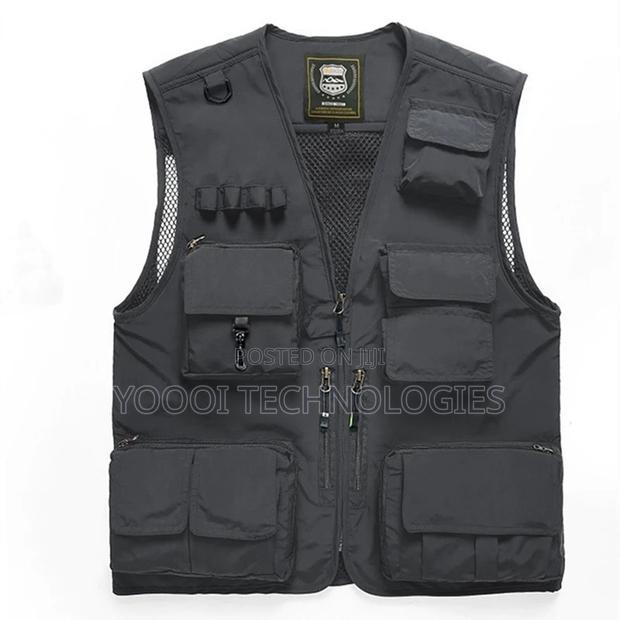 Multi Pockets Sleeveless Photography Media Vest Jacket photo 6