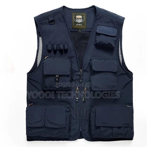 Multi Pockets Sleeveless Photography Media Vest Jacket photo 5