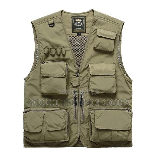 Multi Pockets Sleeveless Photography Media Vest Jacket photo 3