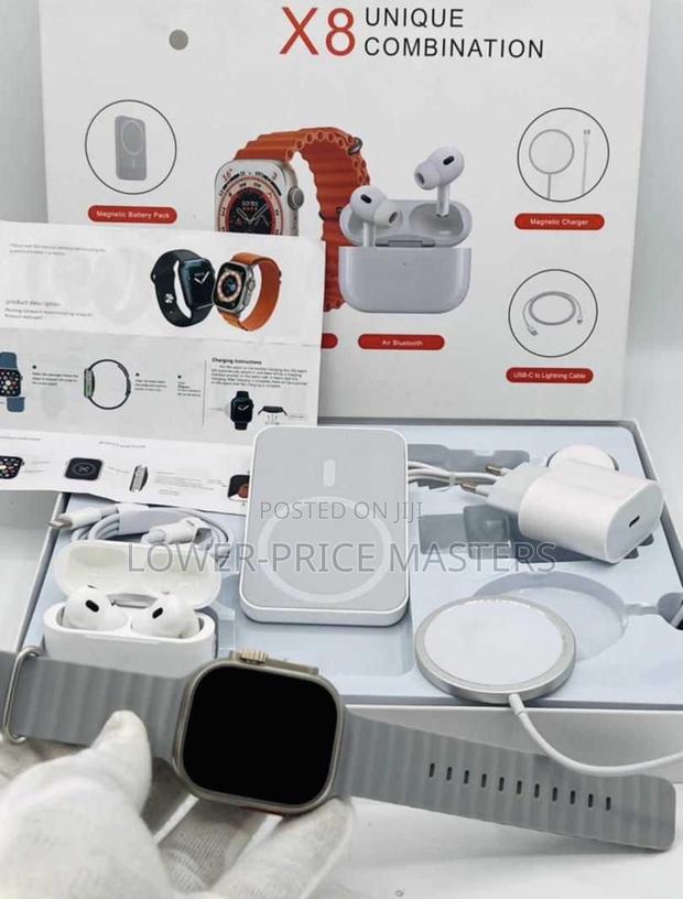 X8 Unique Combination Smartwatch With Powerbank/ Airpods · Photo 3