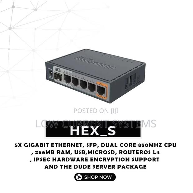 Mikrotik Hex S Rb760igs Router Network SFP Port Routerboard · Photo 3