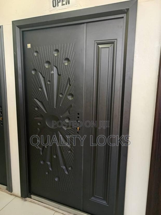 New Black Metal Security Door · Photo 2