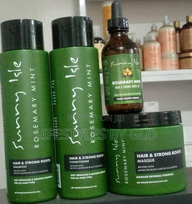 Sunny Isle Rosemary Mint Hair and Strong Roots Shampoo 4 Set · Photo 2