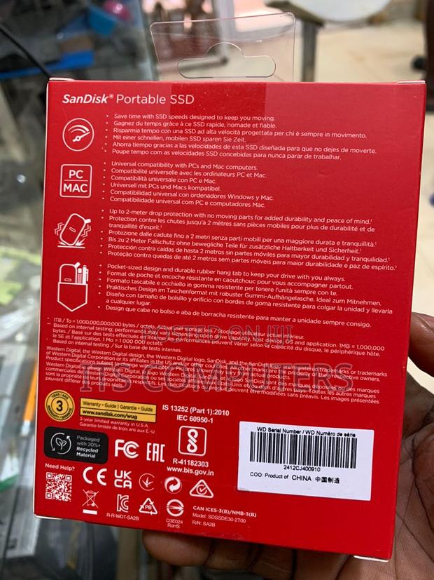 2tb Sandisk Portable SSD 800mbps · Photo 2