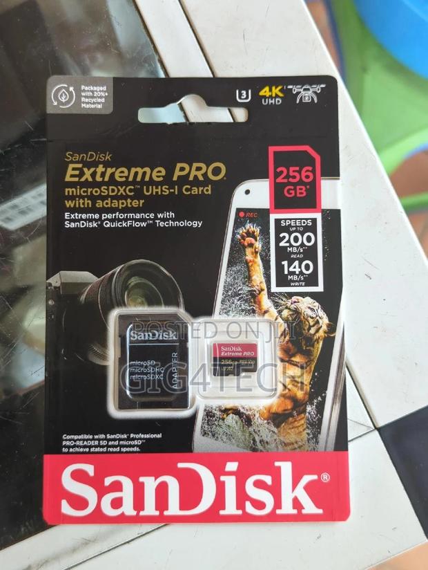 Sandisk Extreme Pro 256gb 200mbps Micro Sd Card · Photo 3