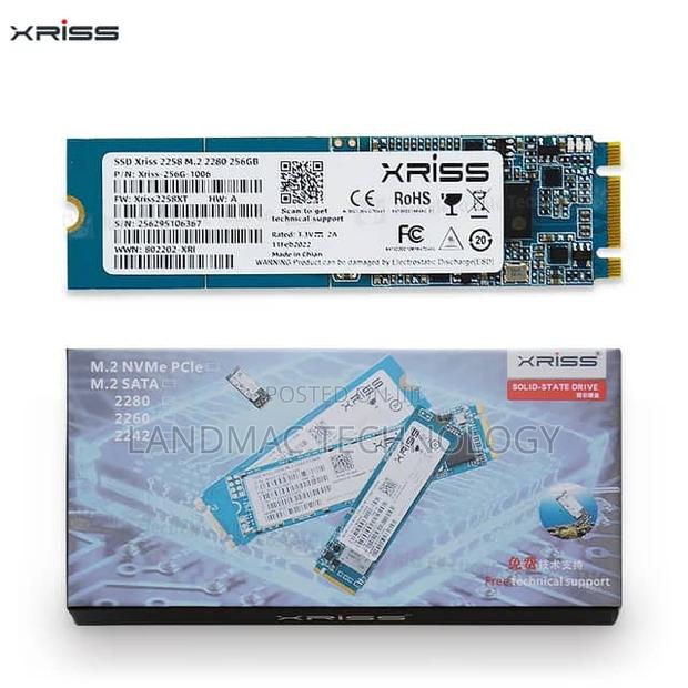 Xriss SSD 256gb M.2 Sata Solid State Drive Double Cut · Photo 2
