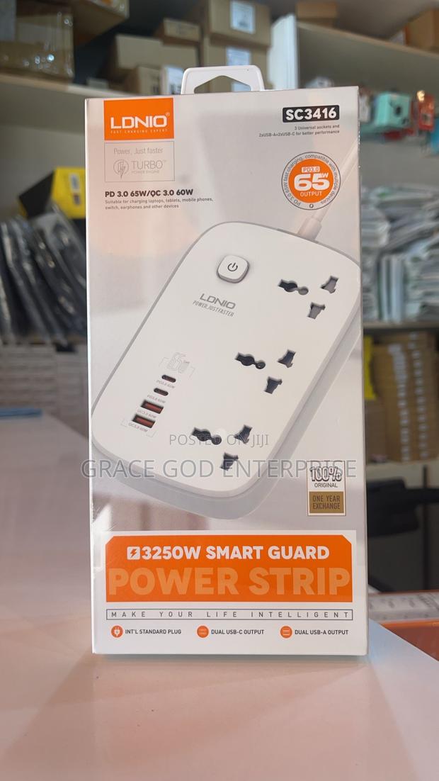 LDNI0 High Wattage Power Strip With 65W Gan Charging · Photo 3