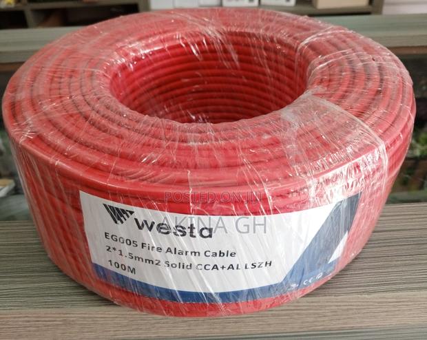 Westa Eg005 Fire Alarm Cable 2*1.5mm Solid Cca 100m · Photo 4