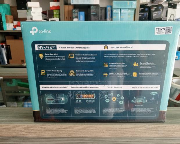 TP-Link Ax3000 Dual Band Gigabit Wi-Fi 6 Router Ax55 · Photo 4