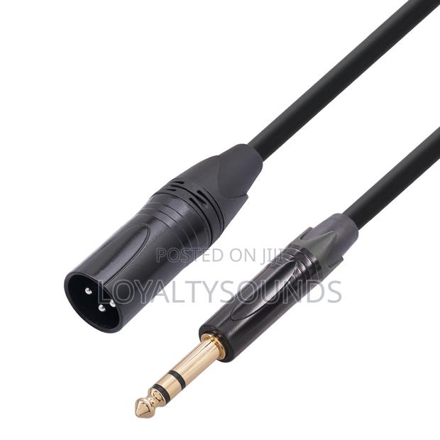 XLR Male to TRS Monitor Cable 3 Meters · Photo 4