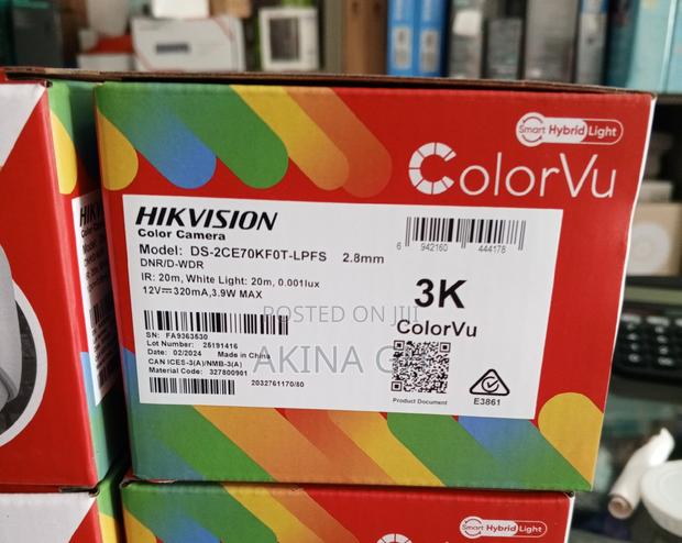 Hikvision 5mp Colorvu Analog Camera Ds-2ce70kfot-LPFS · Photo 4