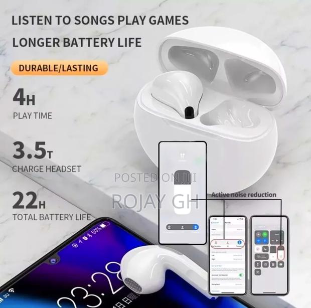 Pro 6 Wireless Airpod