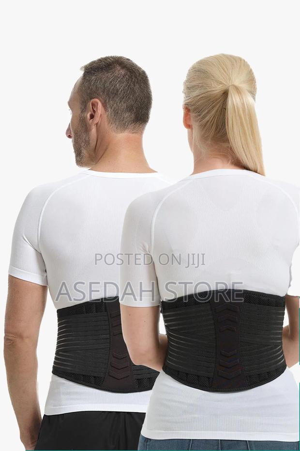 Self-Heating Back Brace - Black · Photo 3