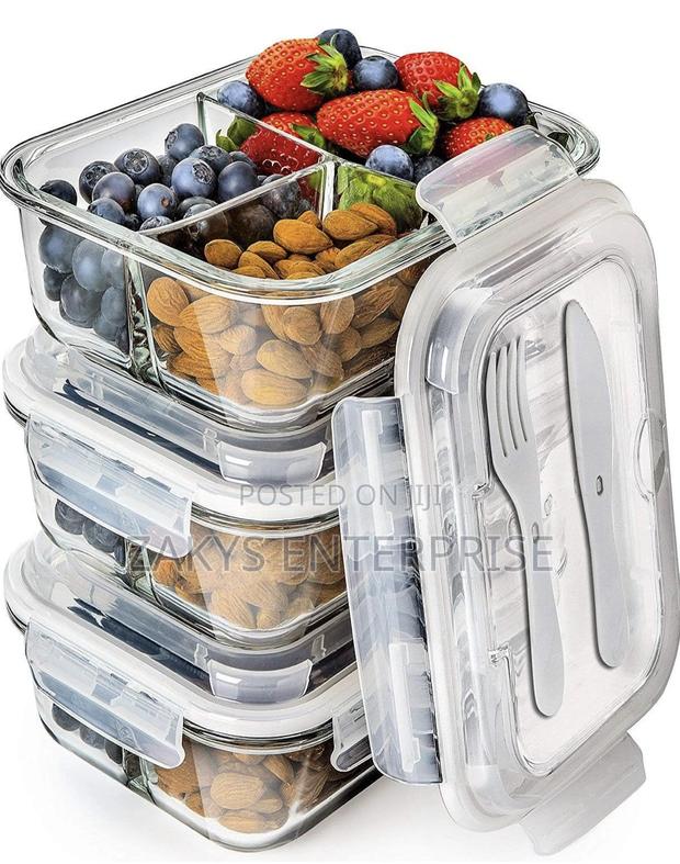 3 Compartment Glass Storage/Lunch Bowl · Photo 2