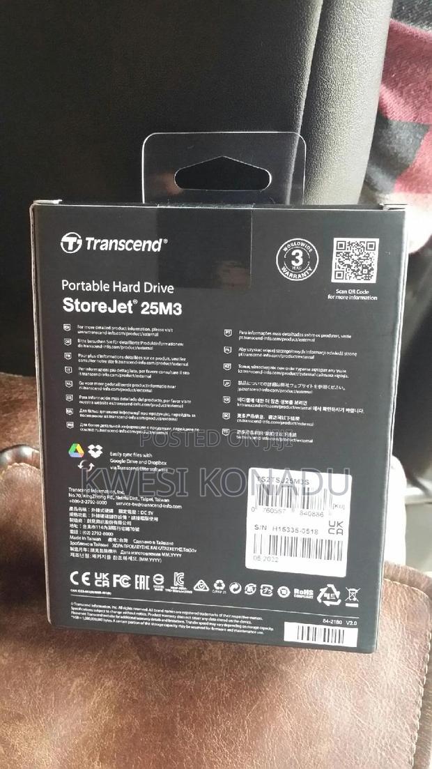 2tb Transcend Original External Hard Drive photo 2