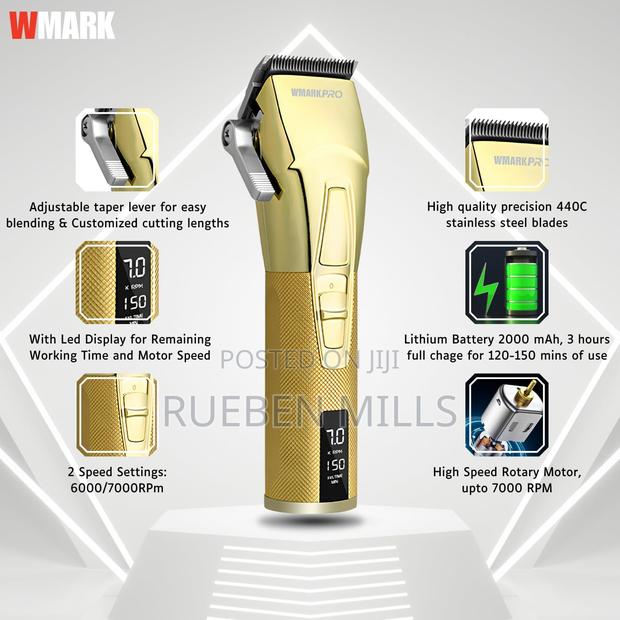 Wmark PRO NG-2036 Cordless Chargeable All Metal Hair Clipper · Photo 4