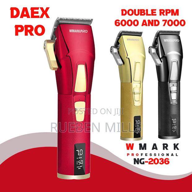 Heavy Duty Double Speed Wmarkpro Rechargeable Hair Clipper · Photo 2