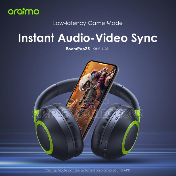 Oraimo Boompop2s Enc Over-Ear Wireless Headphones photo 4