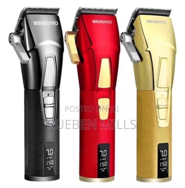 Gold Wmarkpro First Grade Chargeable All Metal Hair Clipper · Photo 3
