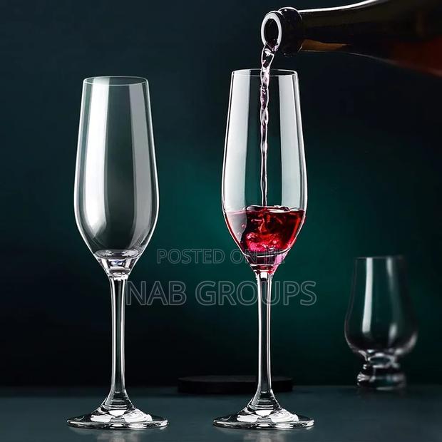6pcs Flute Champagne Glasses · Photo 4