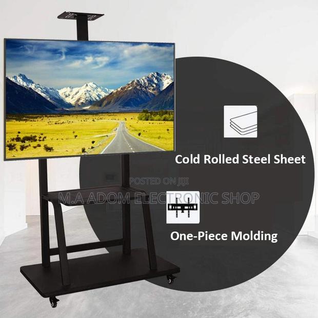 Mobile Tv Trolley for Heavy Duty TVS Between 50”-75” · Photo 2