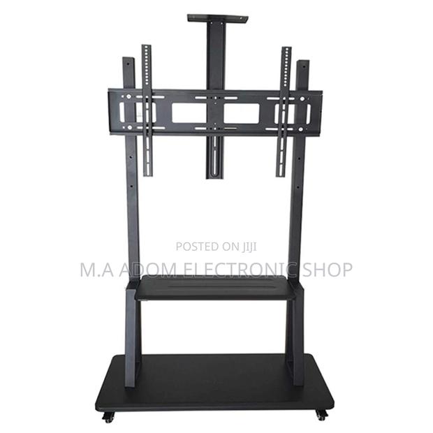 Mobile Tv Stand for Heavy Large Screen Tv Between 50”-75” · Photo 2
