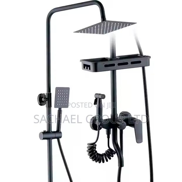 Black Elegant 4 in 1 Shower Set · Photo 4