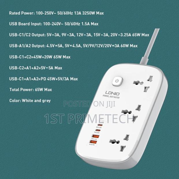 Ldnio 65w Power Strip (Sc3416 photo 5