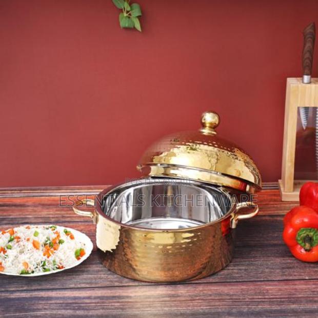 Royalford 4L Stainless Steel Monarch Dome Hot Pot · Photo 3