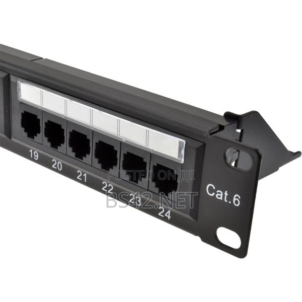 High Quality 19 Inches Utp Cat6 24 Port Patch Panel