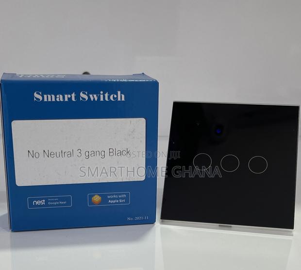 3 Gang Wifi Smart Light Switch, Voice And App Control