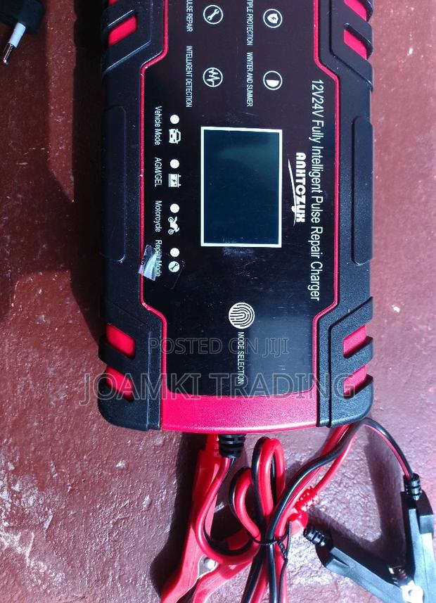 Car Battery Charger,12v/24v Intelligent Pulse Repair LCD photo 18