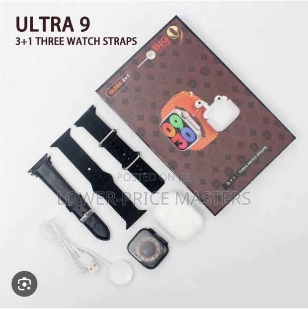 3 in 1 Ultra 9 Smartwatch With Airpods · Photo 3