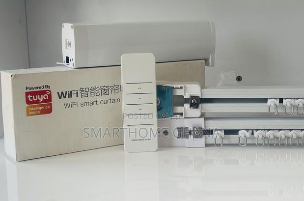 Remote Control Wifi Smart Curtain Motor With 3.5m Rail Track photo 5