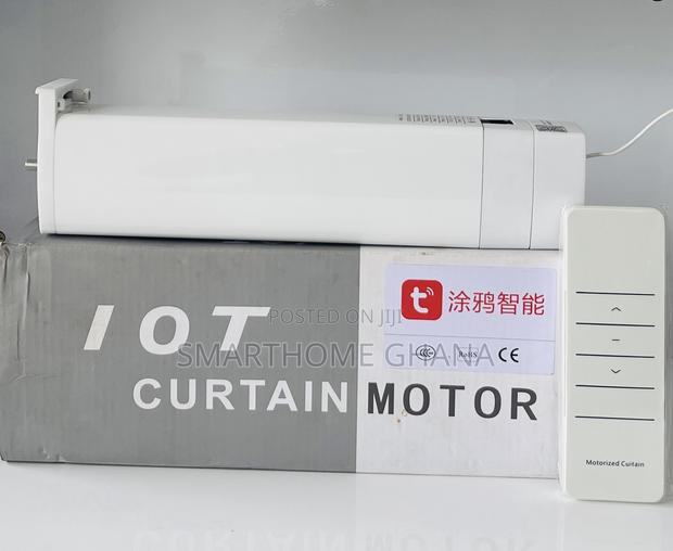 Remote Control Wifi Smart Curtain Motor With (5m) Rail Track photo 3
