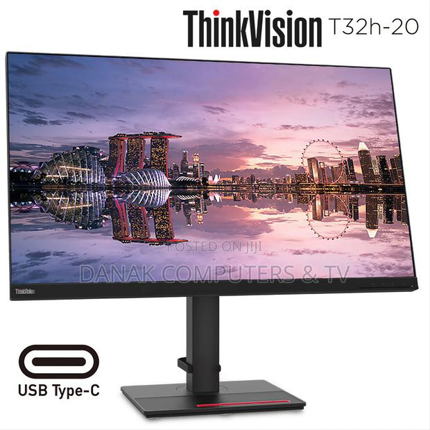 Lenovo 32" WQHD Ultra Slim Type C Edgeless Monitor · Photo 2