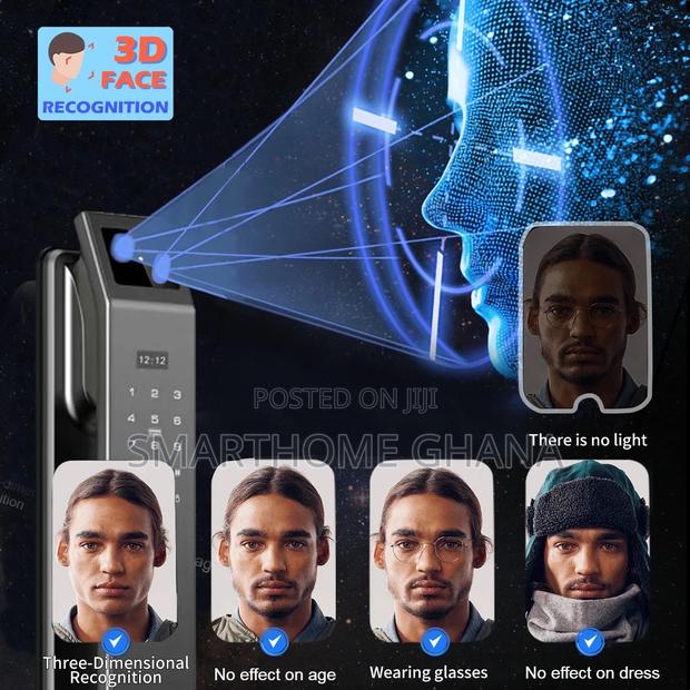 3d Face Recognition Smart Door Lock With Camera photo 4