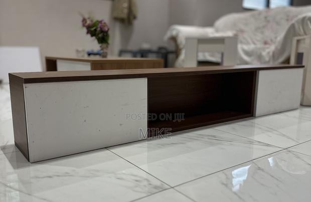 (Read Description) Discounted Coffee Brown X White Tv Stand