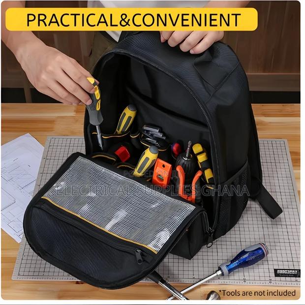 Electrician Tool Backpack For Professional Tools Storage · Photo 3