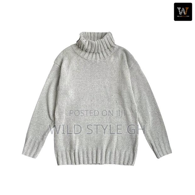 Quality Thick Plain Turtlenecks photo 3